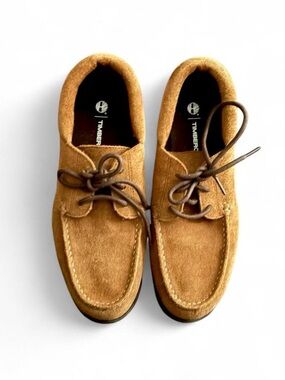Timberland Suede Lug-Sole Shoes Men’s 8 Tan